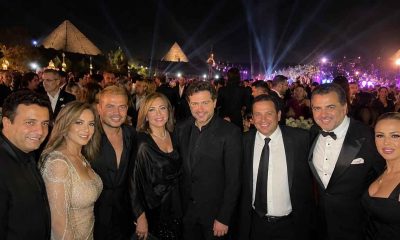 يسرا وعمرو دياب ومحمد هنيدي بين أبرز الحضور في زفاف ابنة شقيق عماد زيادة عند سفح الأهرامات